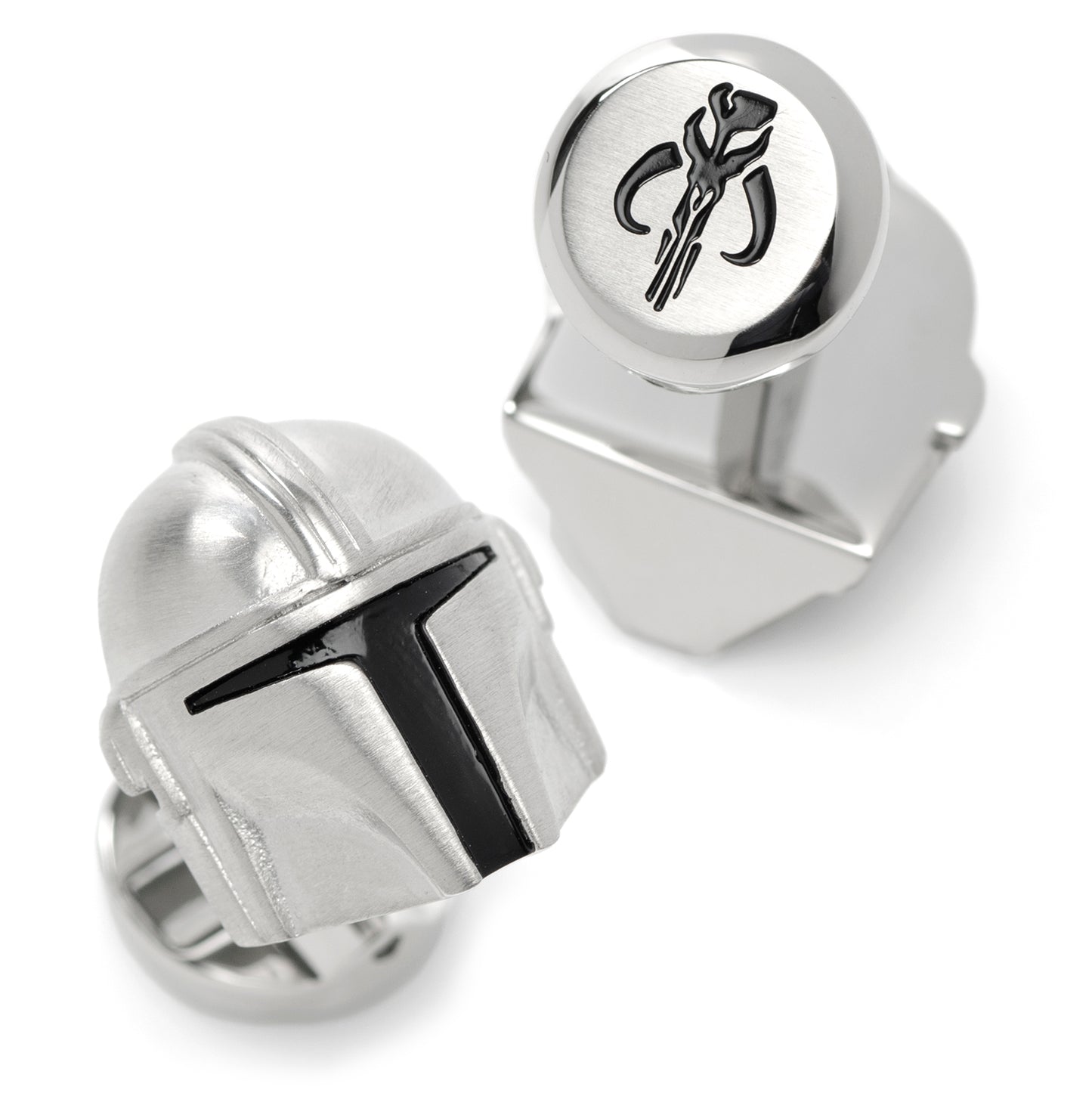 3D Mandalorian Cufflinks Image 2