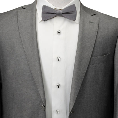 3D Mandalorian Helmet Studs Image 2