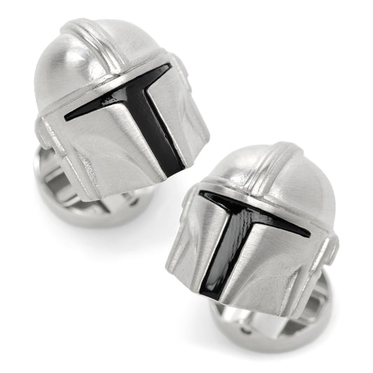 3D Mandalorian Cufflinks Image 1