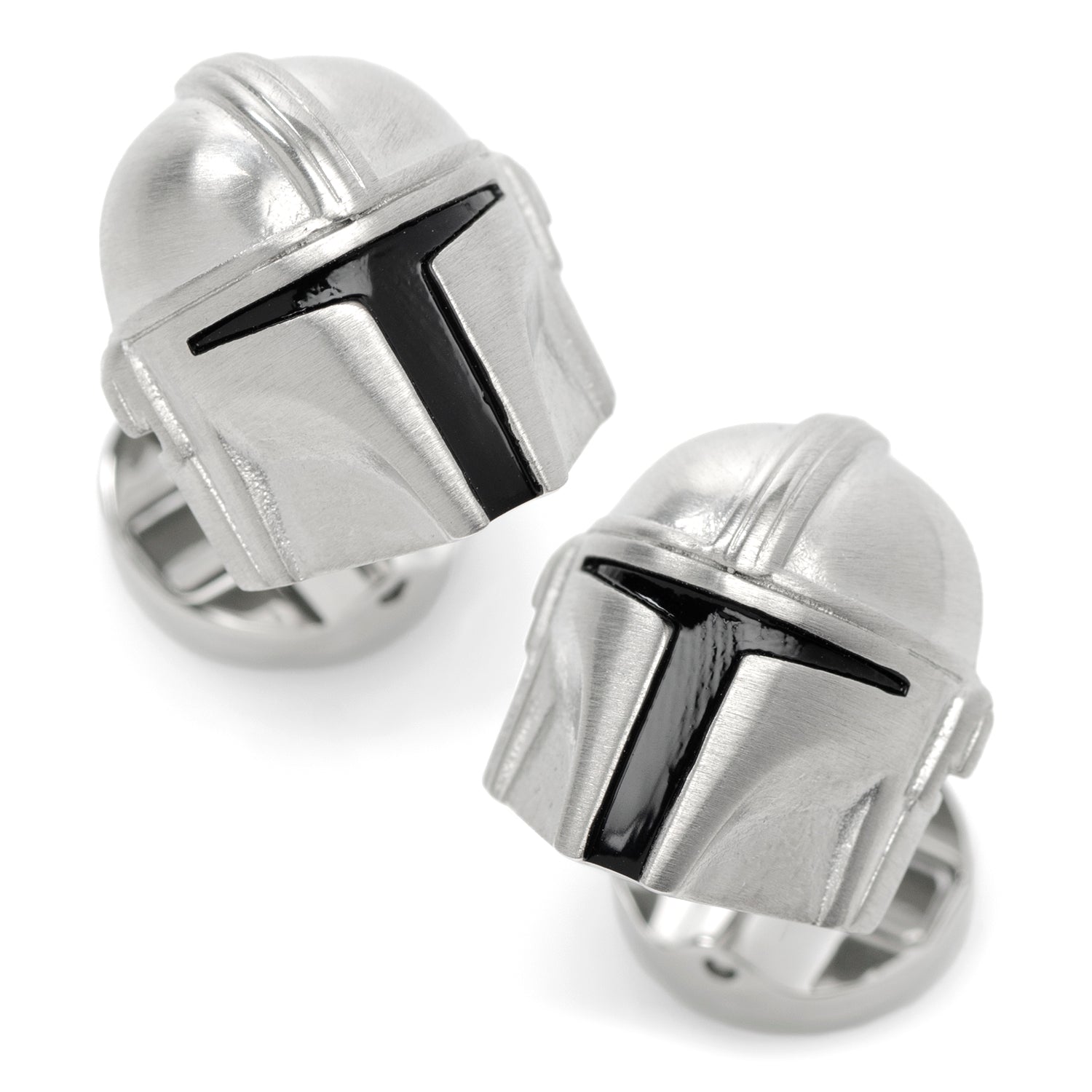 3D Mandalorian Cufflinks Image 1