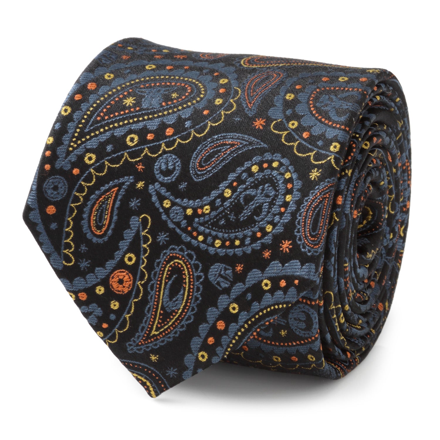 Mandalorian Black Paisley Men's Tie Image 1