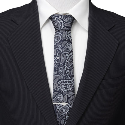 Mandalorian Blue Paisley Men's Tie Image 2