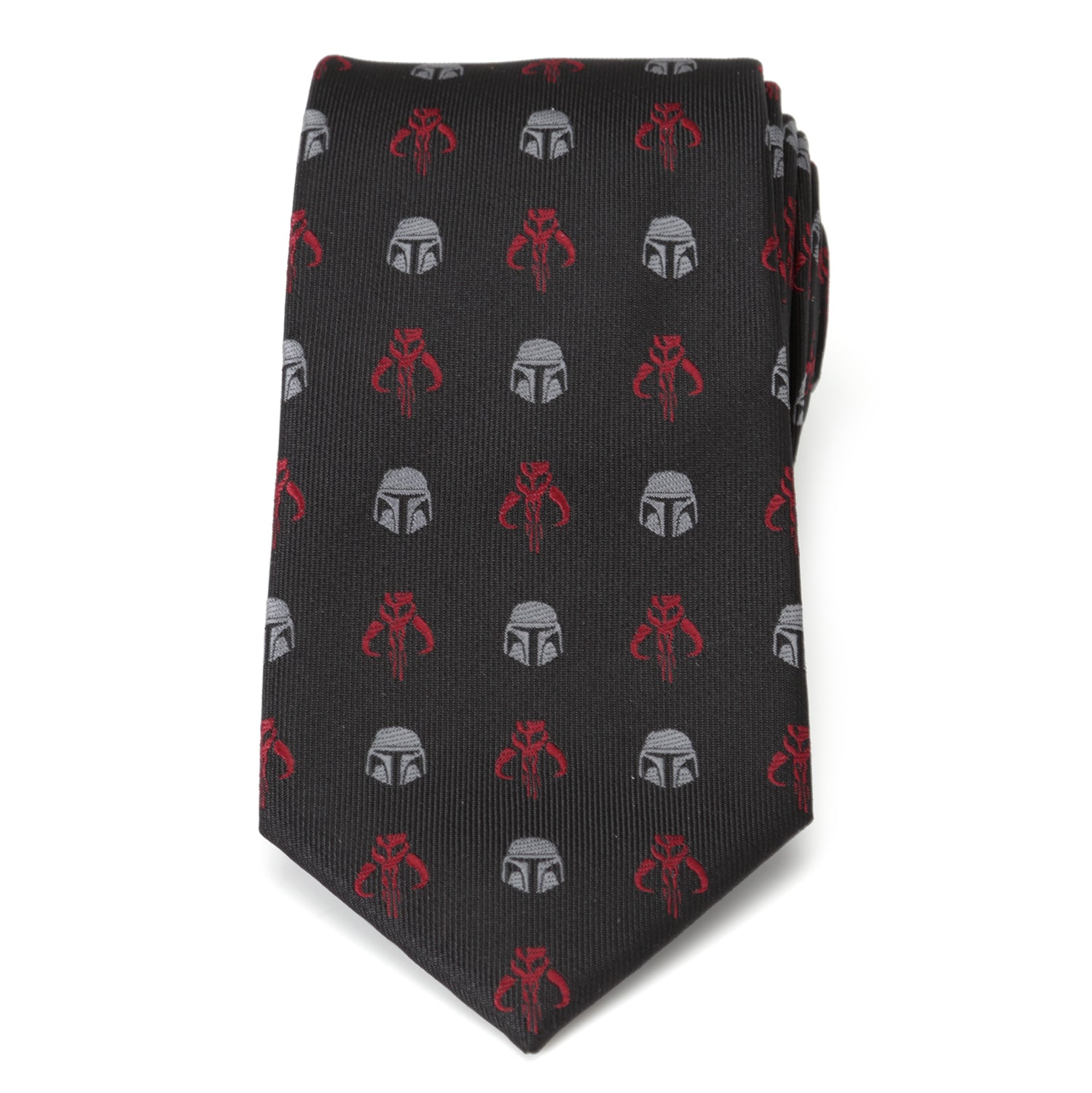 Star Wars Mandalorian & Mythosaur Big & Tall Red Black Tie Image 4