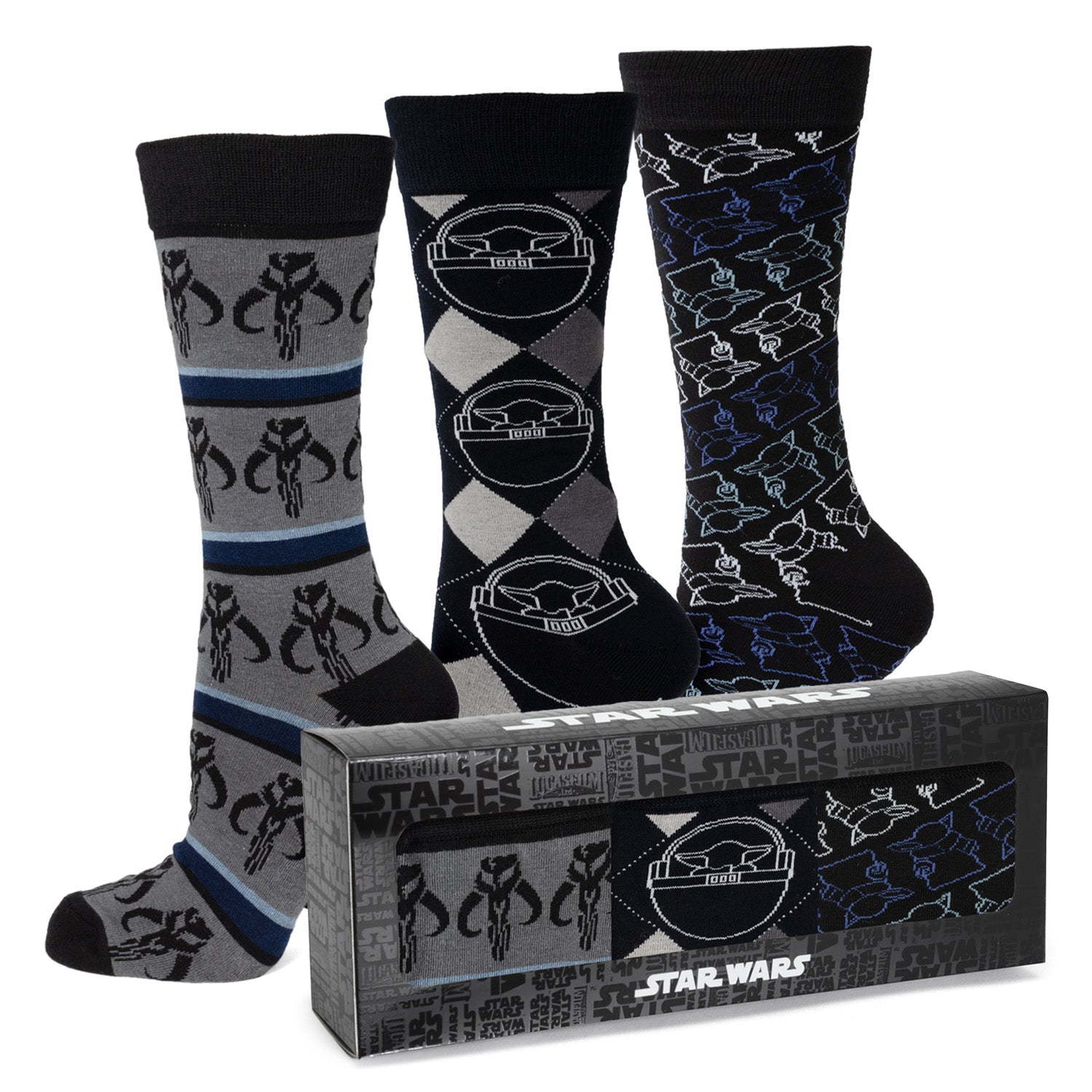 Mando 3 Pair Sock Gift Set Image 2