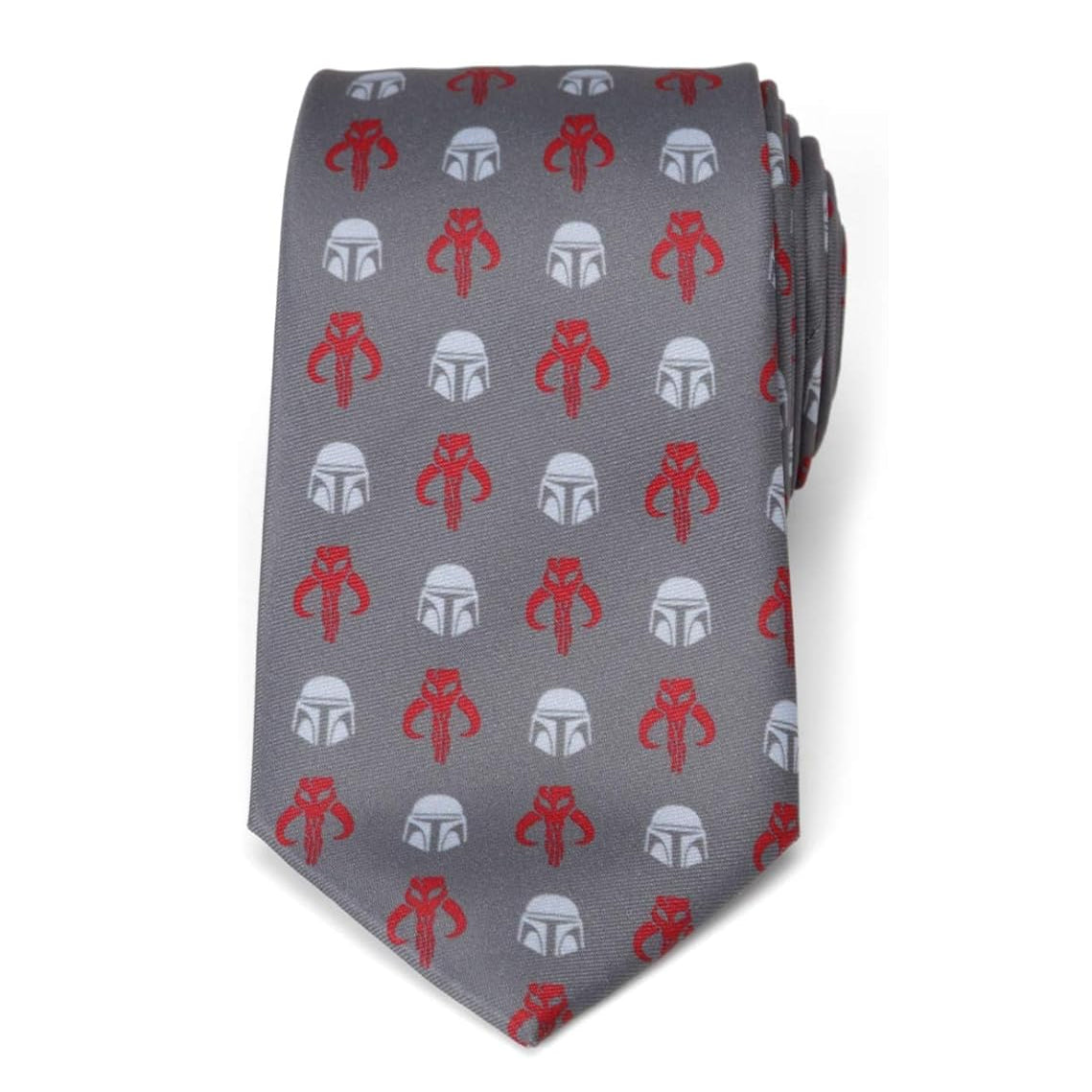 Star Wars Mando Gray Men's Tie Image 3