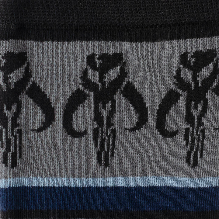 Star Wars- Mythosaur Stripe Grey Men's Socks Image 3