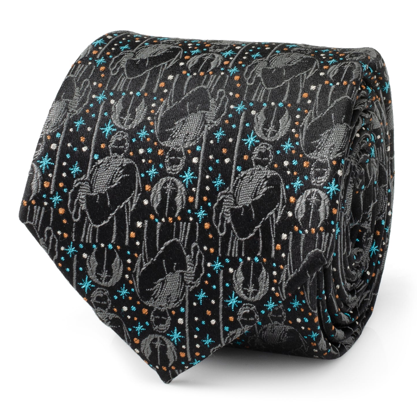 Obi-Wan Kenobi Gray Men's Tie Image 1