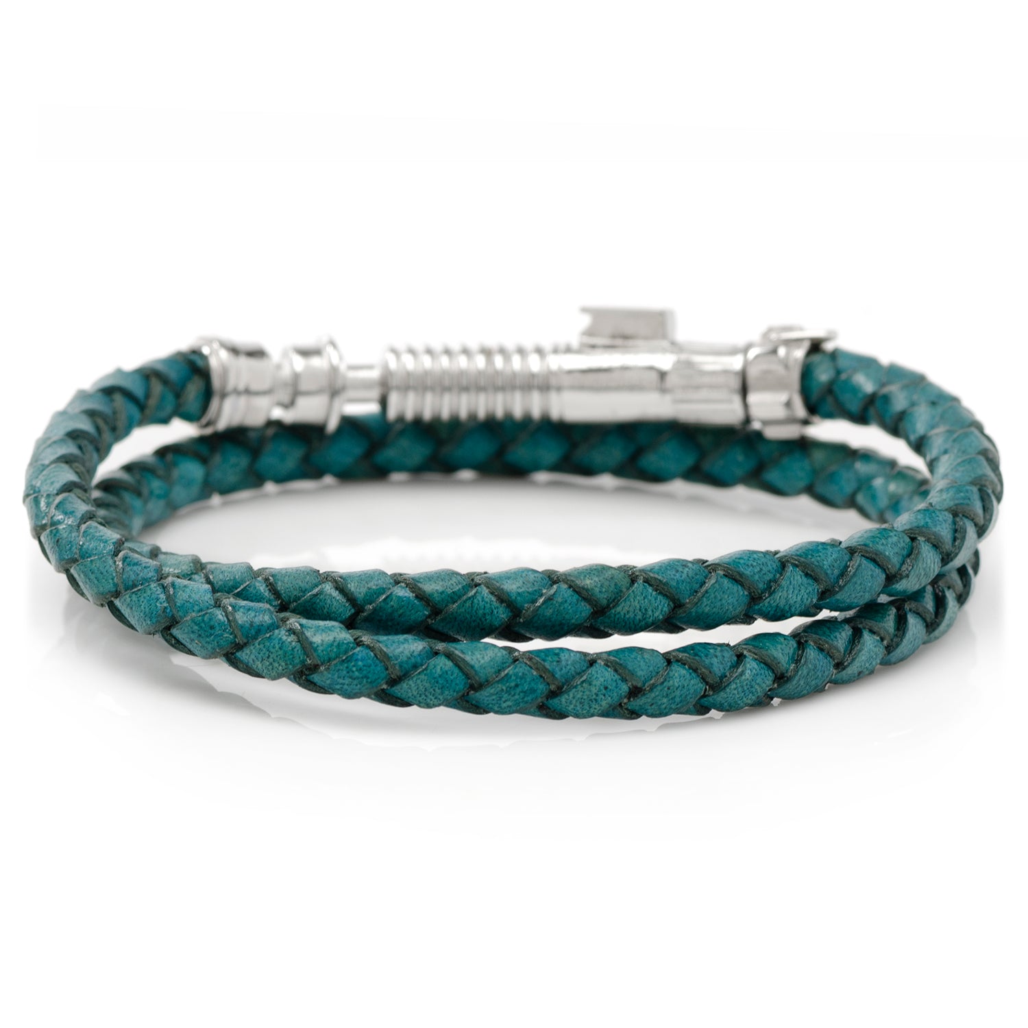 Obi-Wan Kenobi Lightsaber Teal Blue Bracelet Image 2