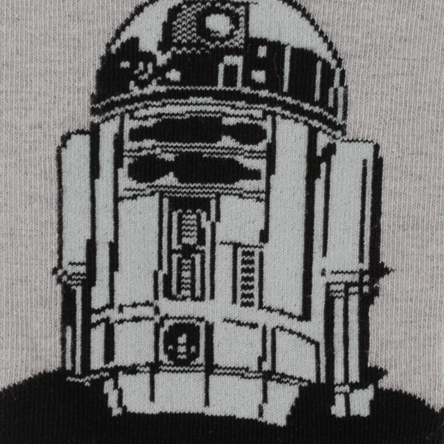 Star Wars R2-D2 Men's Gray and Black Mod Dress Socks and Lapel Pin Gift Set Image 5