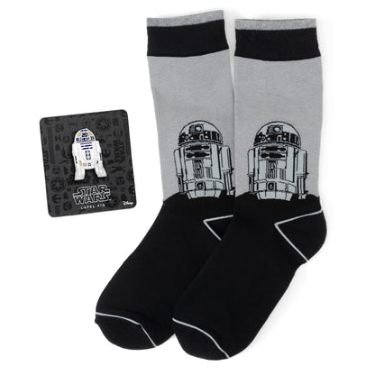 R2D2 Mod Socks and Lapel Pin Gift Set Image 1