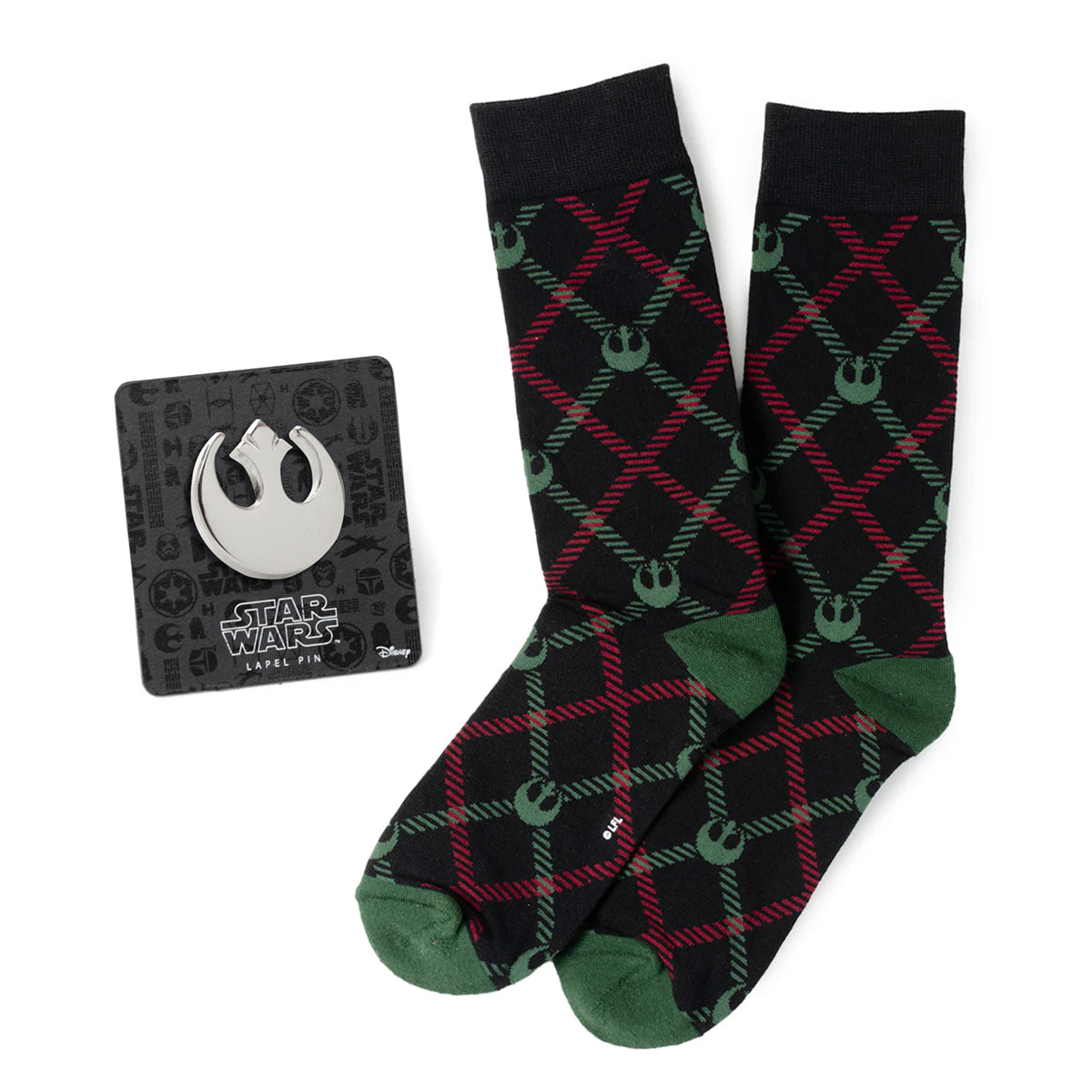 Star Wars Rebel Alliance Dress Socks and Lapel Pin Gift Set Image 1