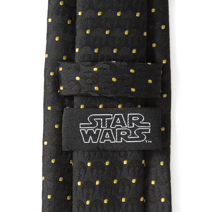 Rebel Dot Charcoal Men's Tie Image 6