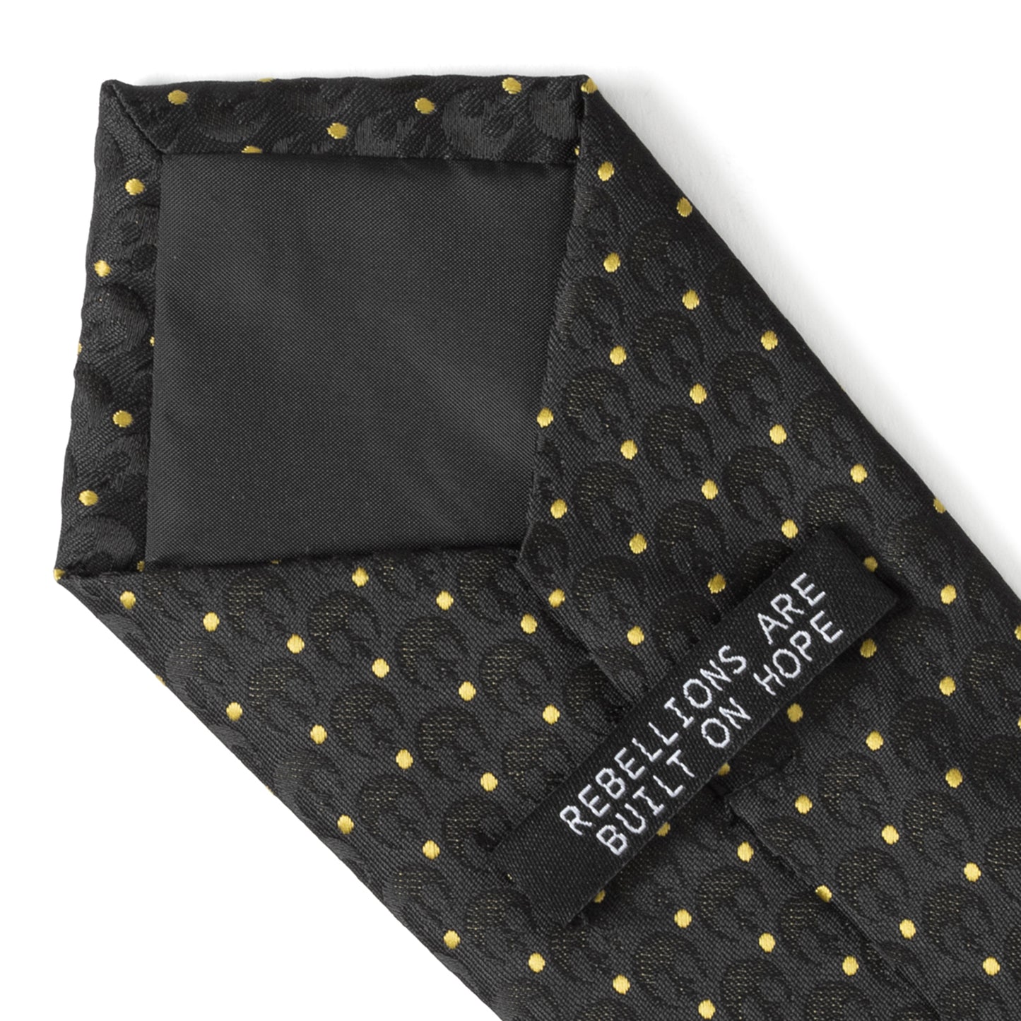 Rebel Dot Charcoal Men's Tie Image 7