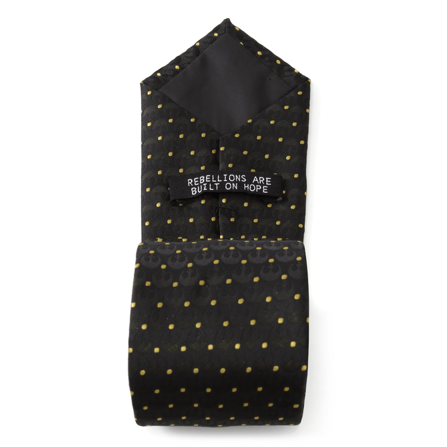 Rebel Dot Charcoal Men's Tie Image 8