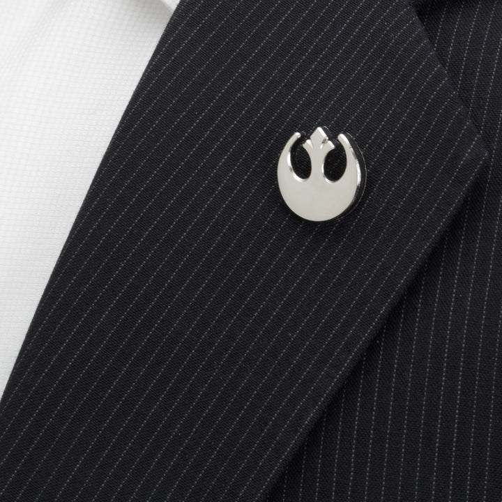 Star Wars Rebel Alliance Silver Lapel Pin Image 4