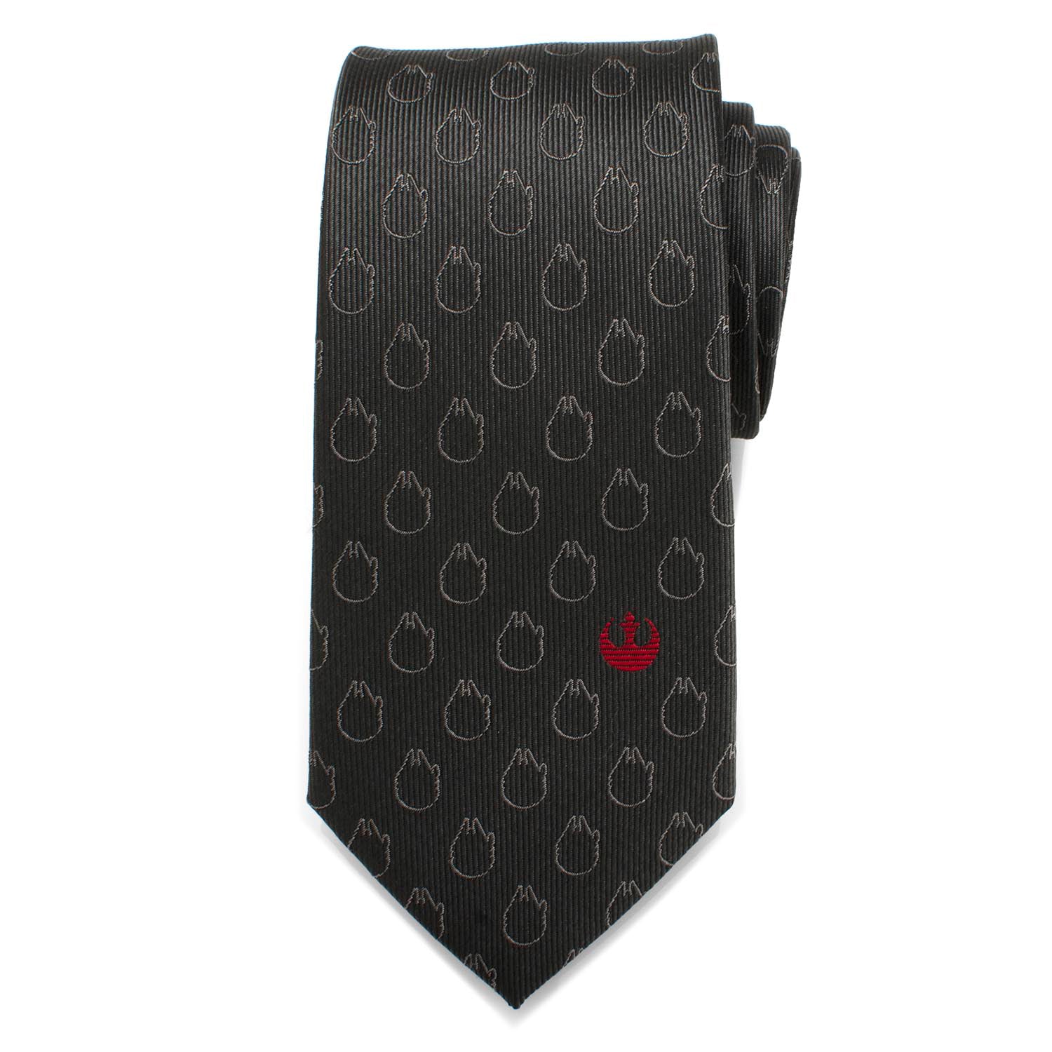 Rebel Force Gray Men's Tie Image 3