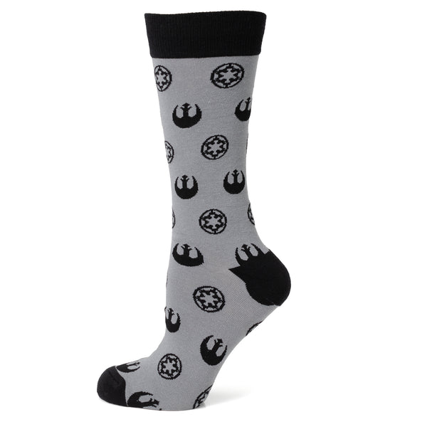 Rebel Imperial Gray Men's Sock Image 1
