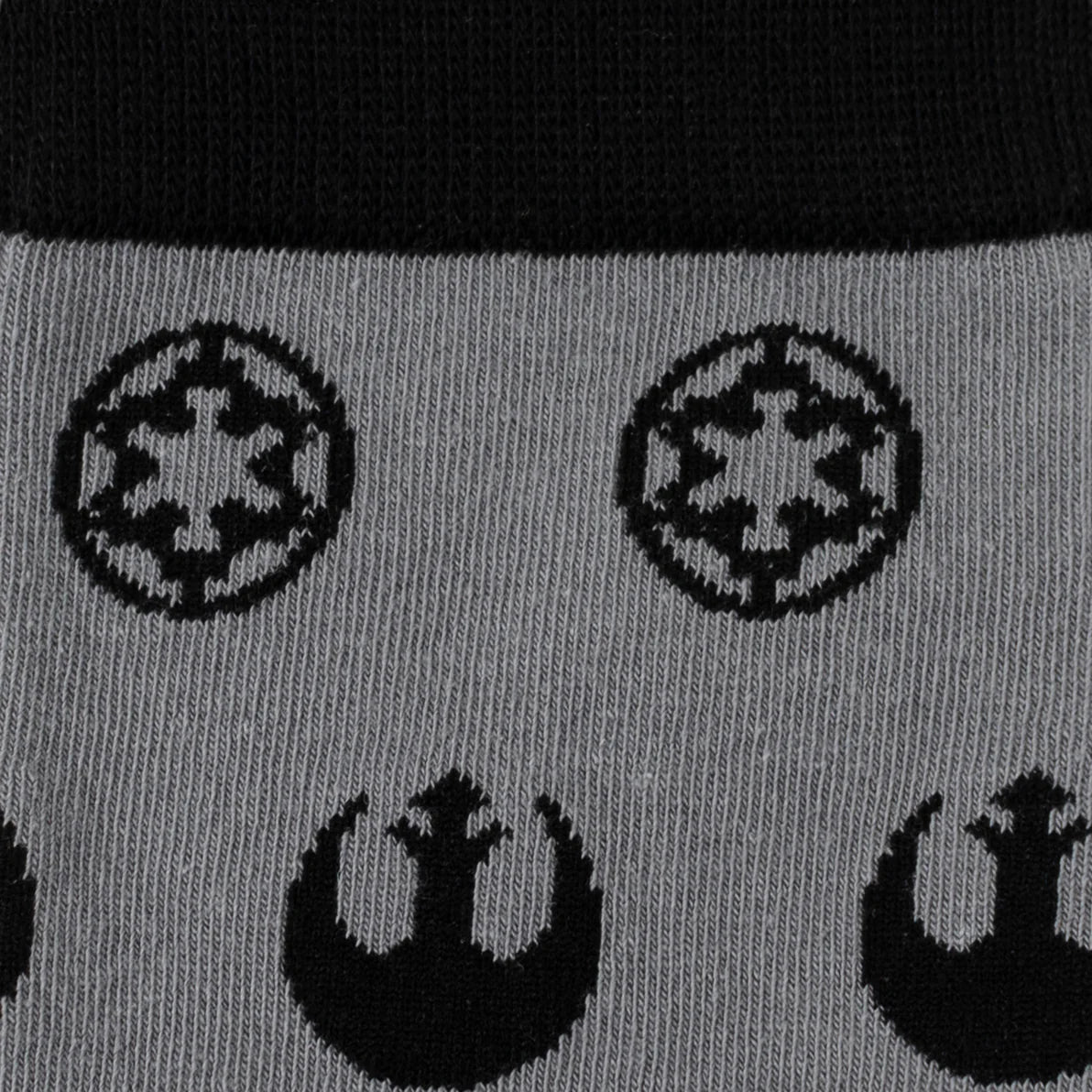 Star Wars Rebel Alliance Starbird Crest and Imperial Crest Gray Dress Socks and Lapel Pin Gift Set Image 3