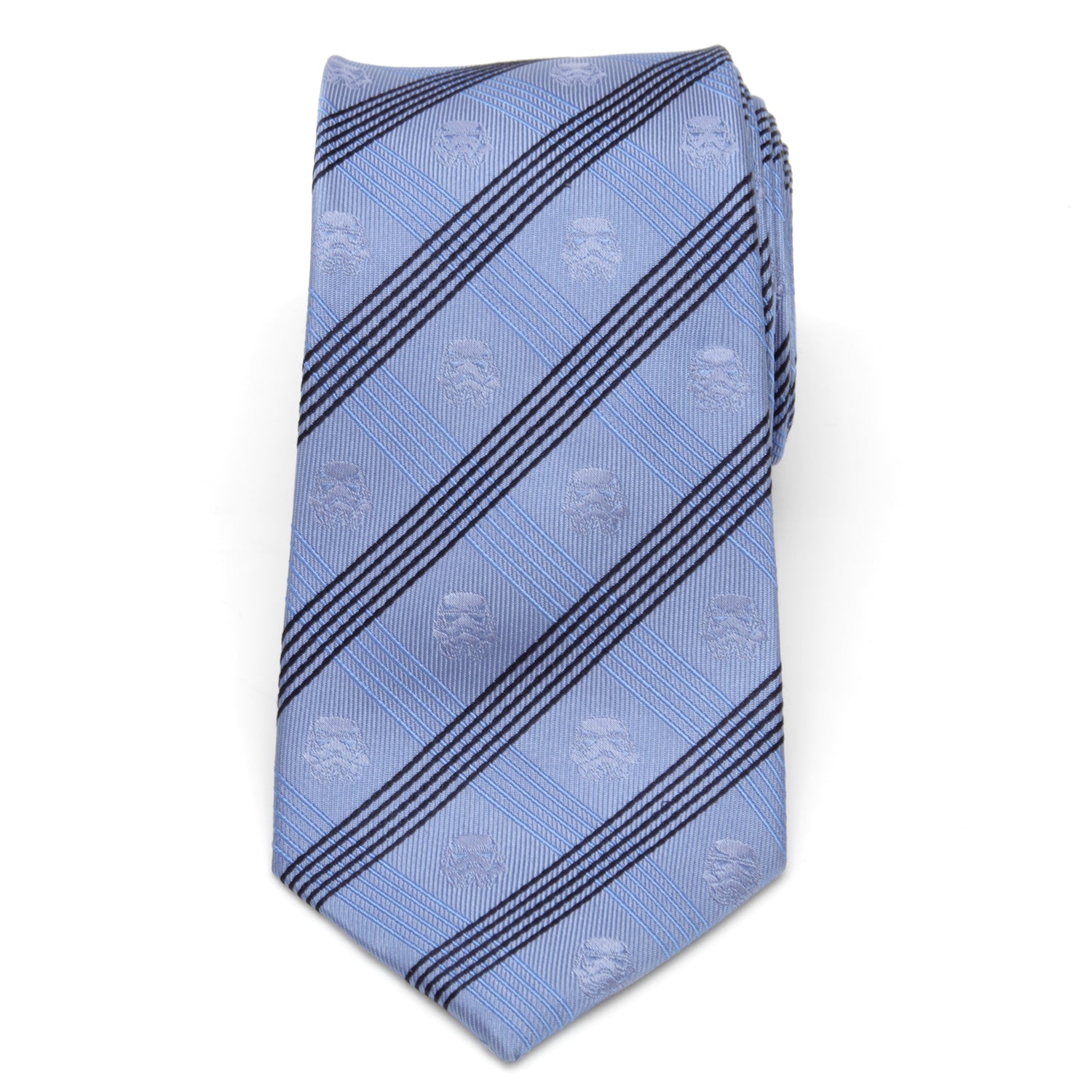 Stormtrooper Blue Plaid Tie Image 3