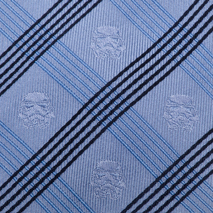 Stormtrooper Blue Plaid Tie Image 5