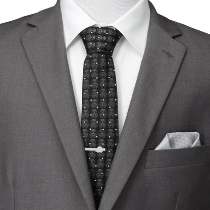 Stormtrooper Black Dot Men's Tie Image 2