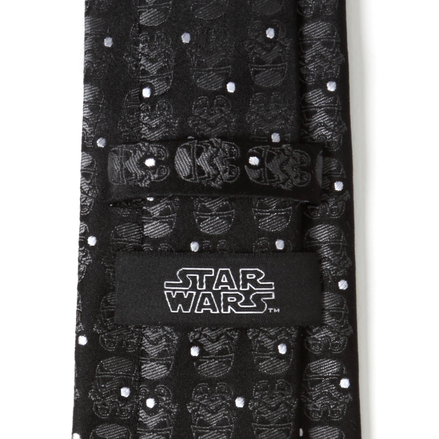 Stormtrooper Black Dot Men's Tie Image 4