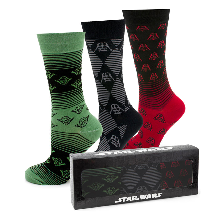 Star Wars Striped 3 Pair Socks Gift Set Image 2