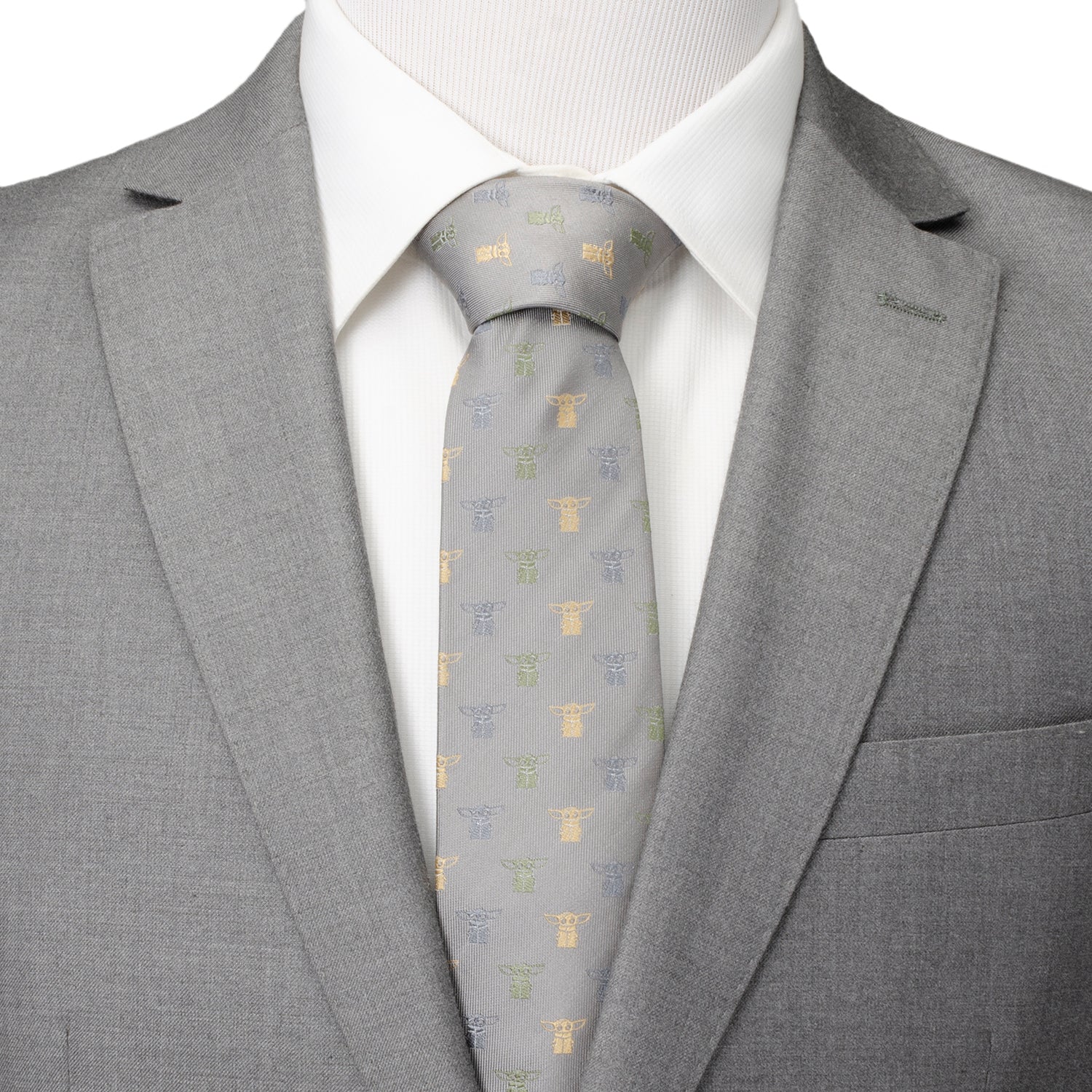 The Child Grey Men's Tie Image 2