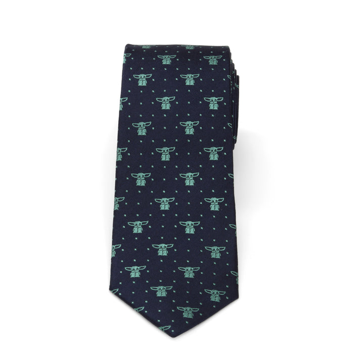 The Child Dotted Navy Boy's Tie Image 2