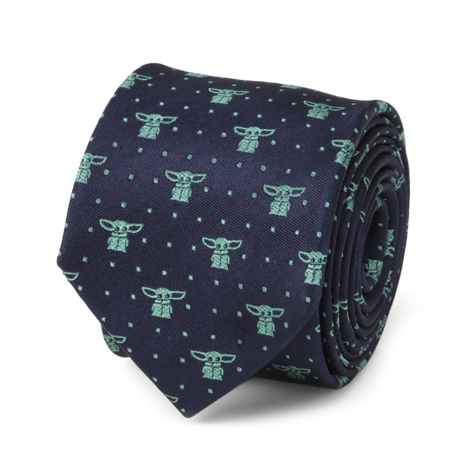 The Child Dotted Navy Boy's Tie Image 1