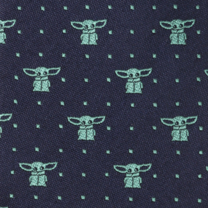 The Child Dotted Navy Boy's Zipper Tie Image 3