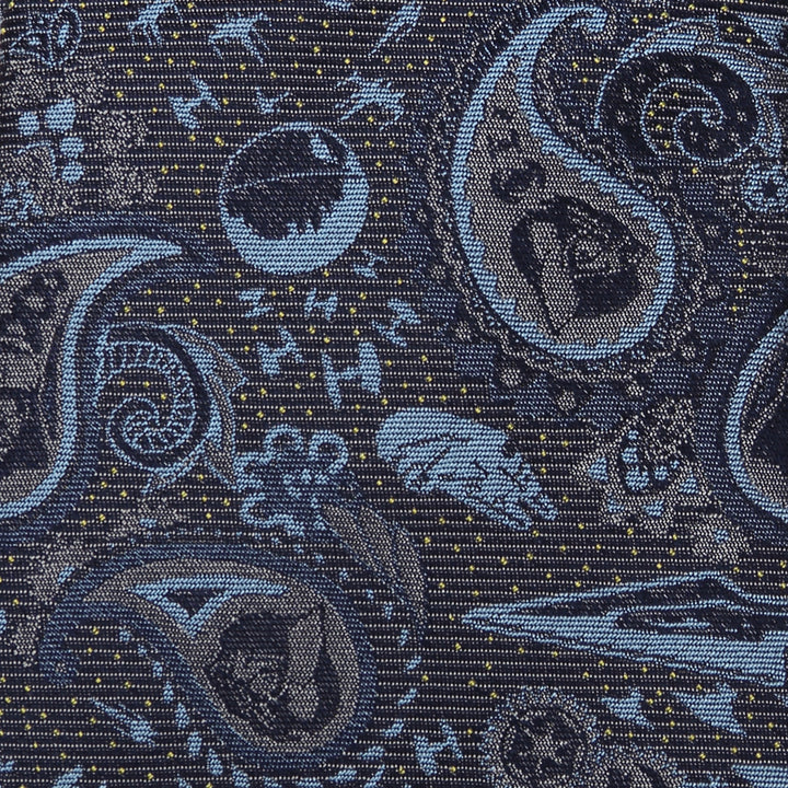 Vader Paisley Blue and Gray Men's Tie Image 5
