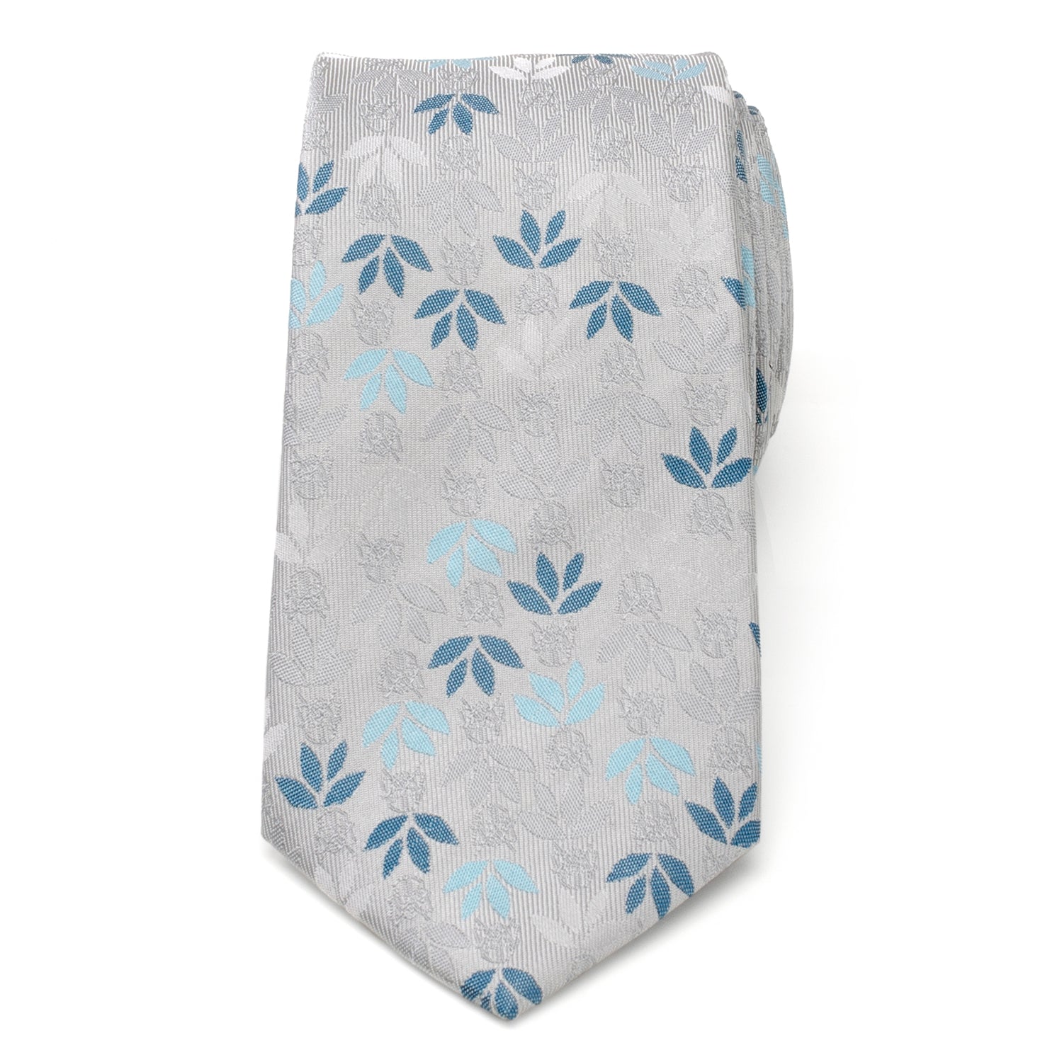 Star Wars Vader Floral Gray Men's Tie Image 3