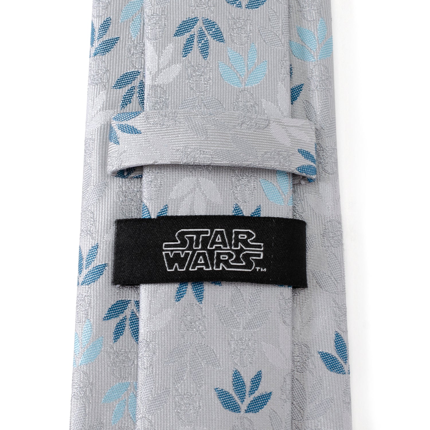 Star Wars Vader Floral Gray Men's Tie Image 4