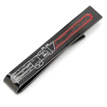 Star Wars - Vader Lightsaber Hidden Message Black Tie Bar Image 3