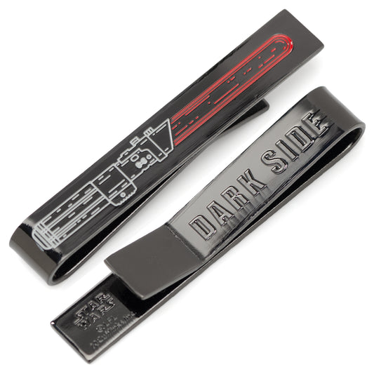 Star Wars - Vader Lightsaber Hidden Message Black Tie Bar Image 1