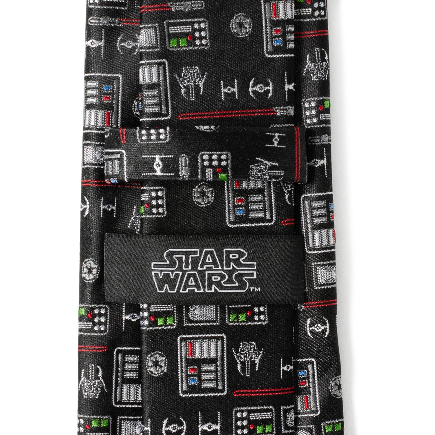 Vader Chest Plate Patterned Men's Tie Image 5