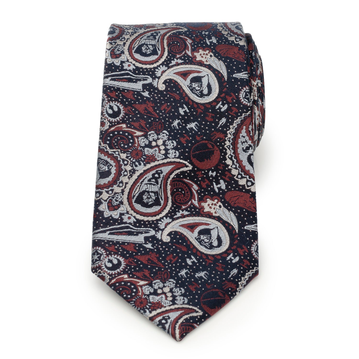 Vader Paisley Navy Multi Men's Tie Image 3