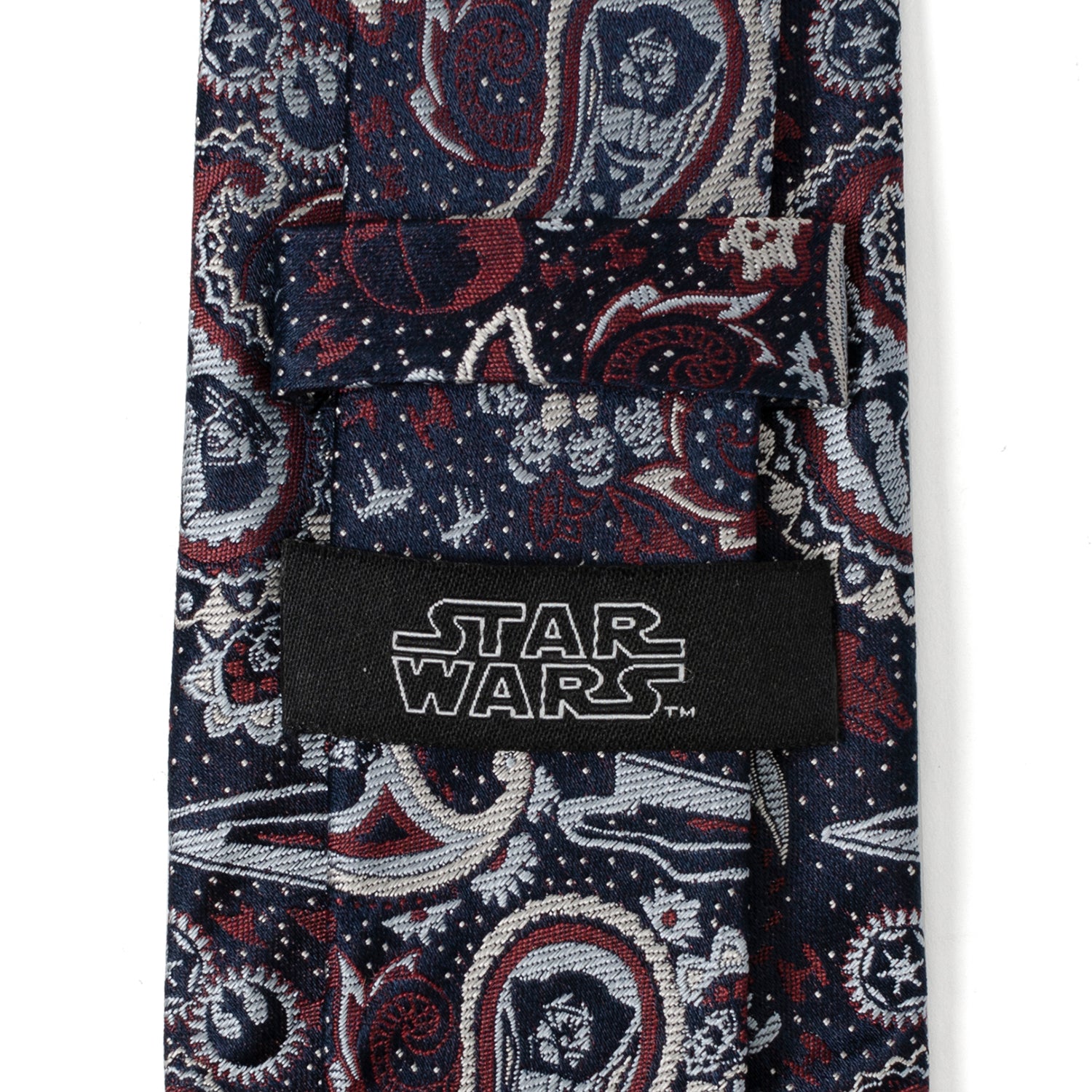 Vader Paisley Navy Multi Men's Tie Image 5