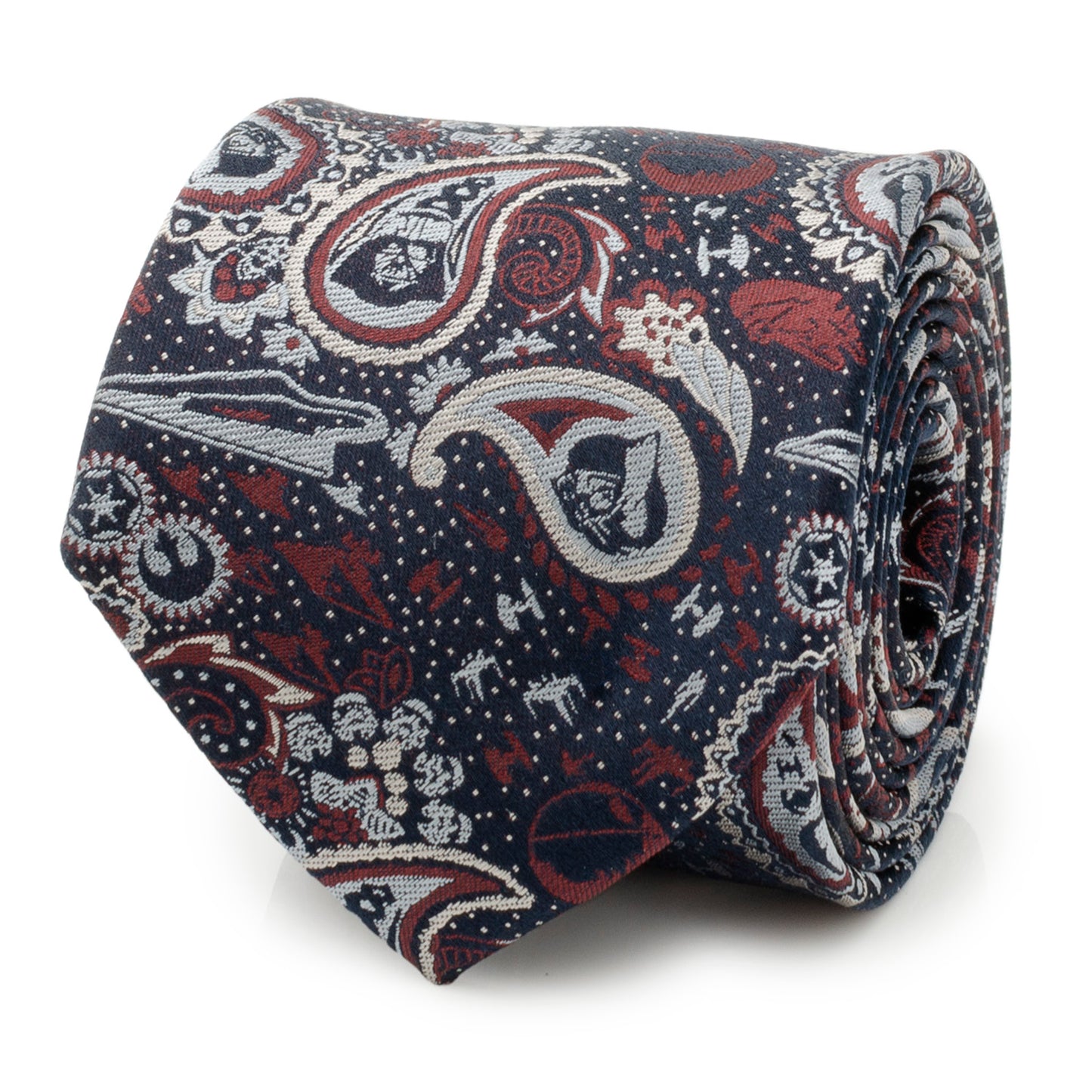 Vader Paisley Navy Multi Men's Tie Image 1