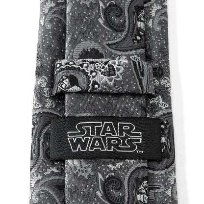 Vader Paisley Grey Men's Tie Image 6