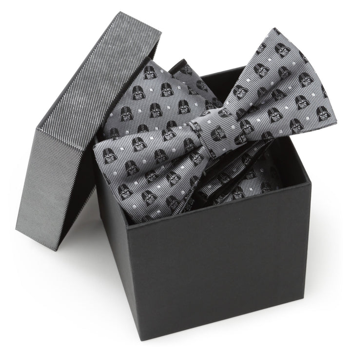 Darth Vader Gray Bow Tie and Pocket Square Gift Set Image 2
