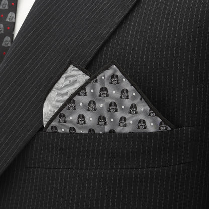 Darth Vader Gray Dot Pocket Square Image 4