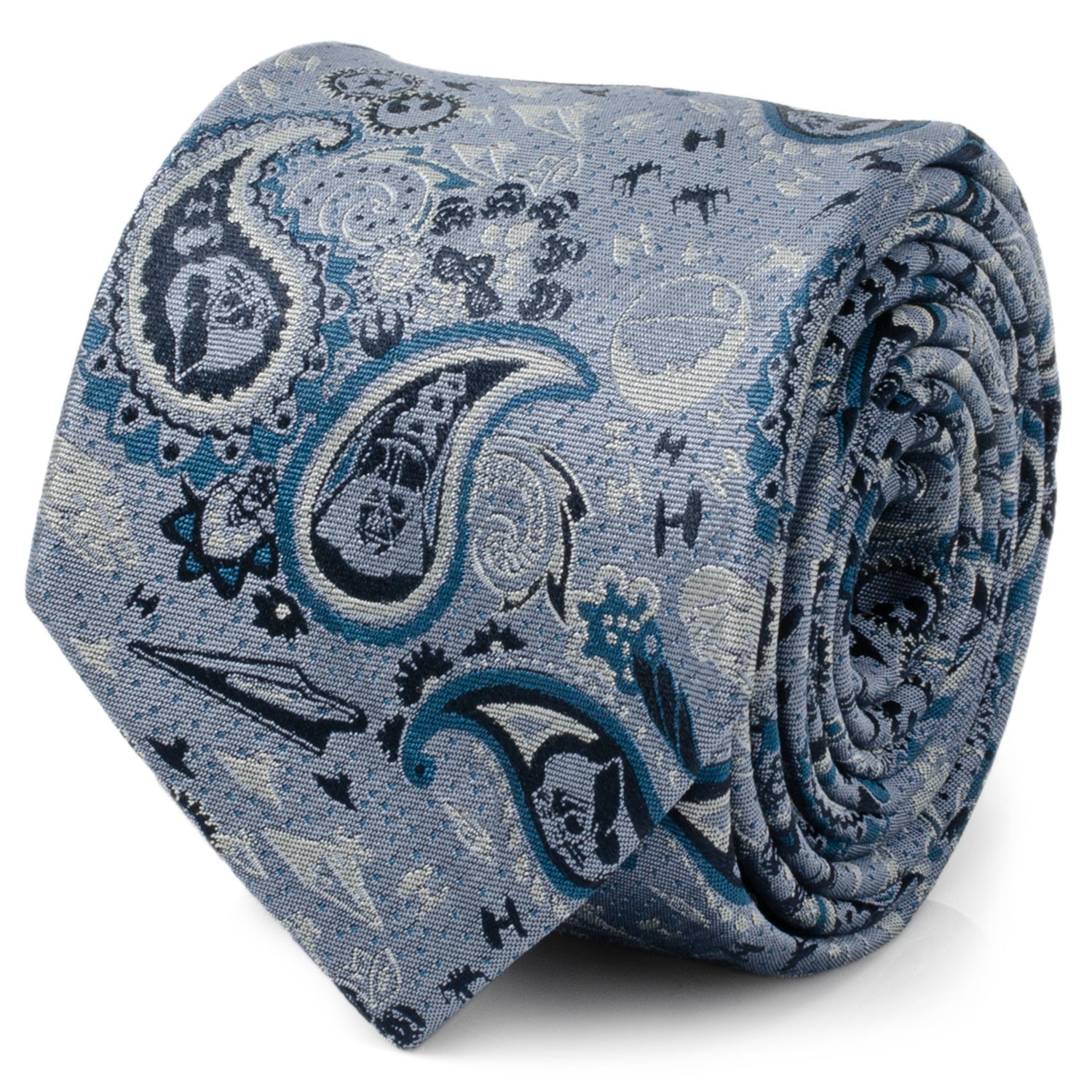 Star Wars - Vader Blue Tonal Paisley Men's Tie Image 1