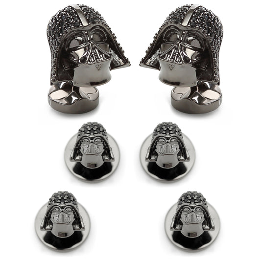 Darth Vader Crystal Helmet Stud Set Image 1