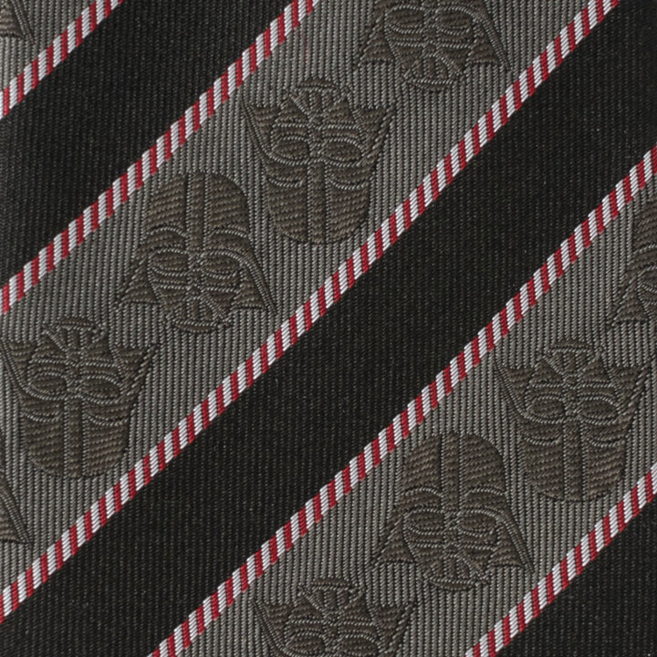 Vader Black Stripe Men's Tie Image 4