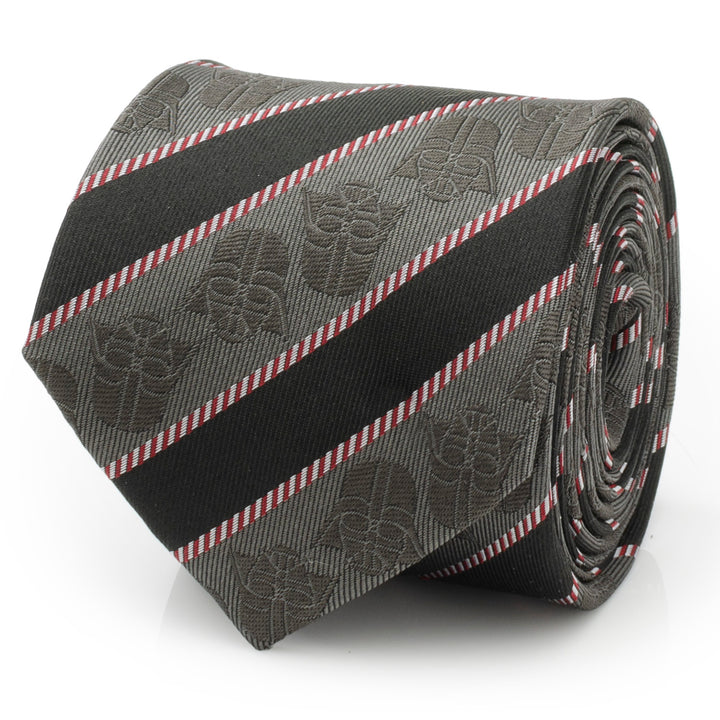 Vader Black Stripe Men's Tie Image 1