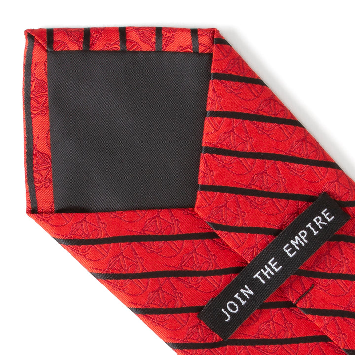 Vader Red Stripe Men's Tie Image 7