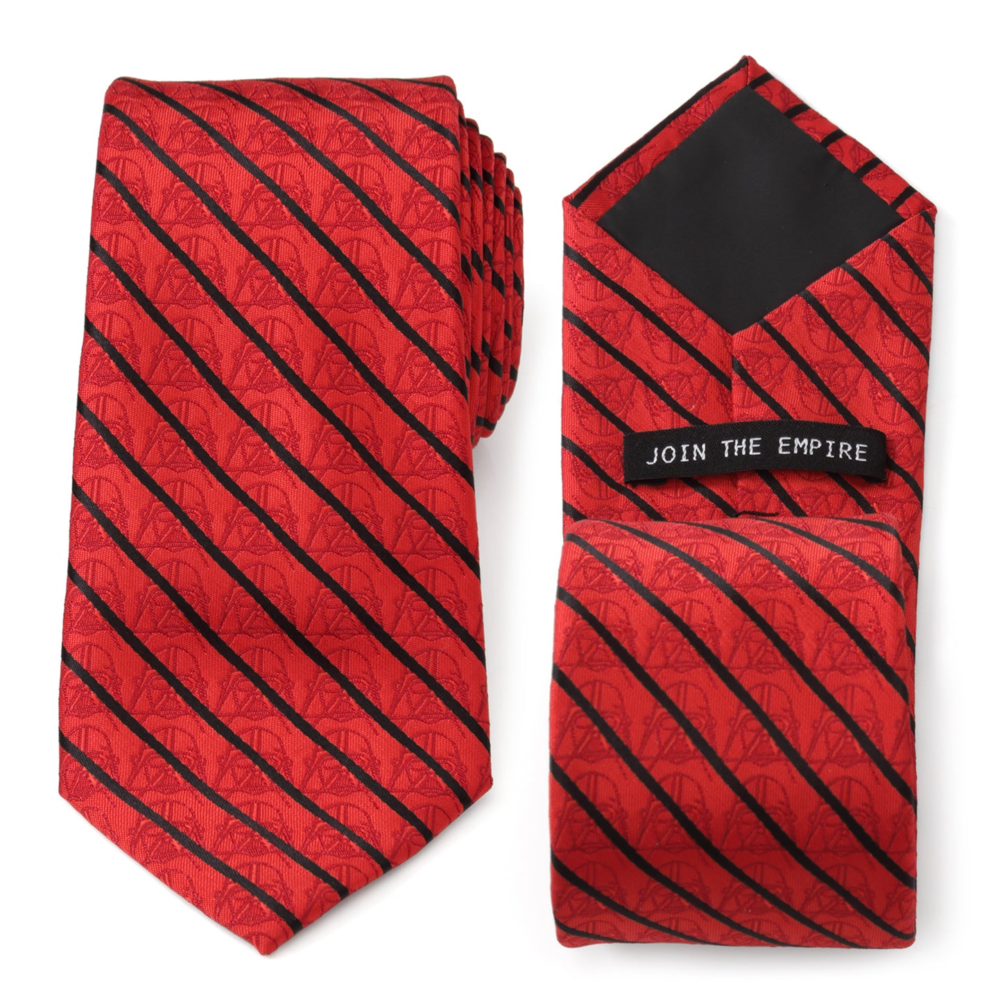 Vader Red Stripe Men's Tie Image 1