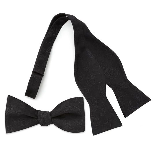 Star Wars Vader Paisley Black Men's Bow Tie Image 1